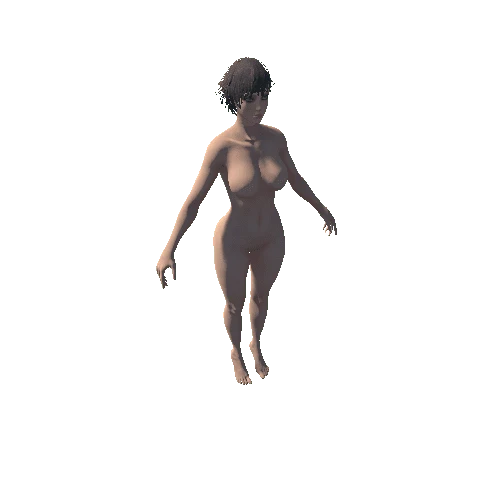 SK_MilitaryGirlV2Bodywith_HeadHair Variant